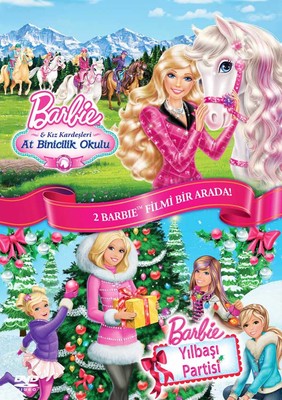 Barbie:Kiz Kardesleri and At Binicilik Okulu+Yilbasi Partisi Ikili Set