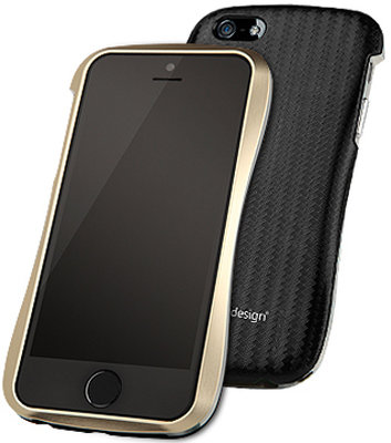 Draco Design iPhone 5/5S Alüminyum Bumper Gold/Meteor Black DR.DR50ALA1.GBK