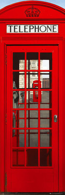 London Telephonebox  Door Poster DP0343