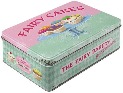 Nostalgic Art Fairy  Cakes - Fresh Everyday Yatay Teneke Saklama Kutusu 30708