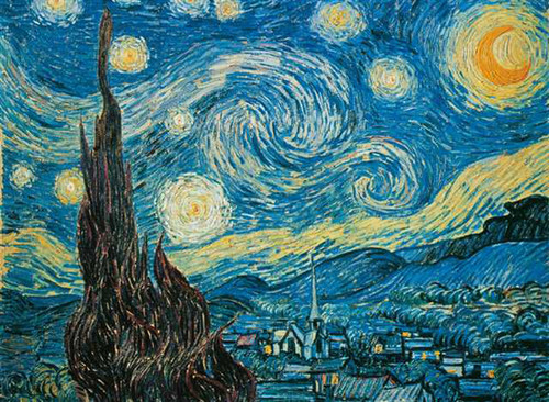 Clementoni 500 Parça Puzzle Van Gogh - Notte Stellata 30314.4