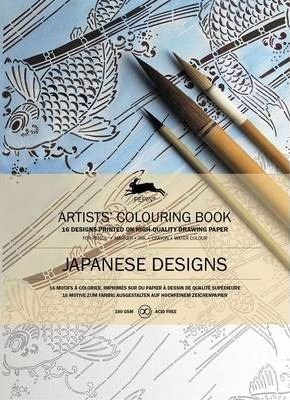 Japanese Designs: Artists' Colouring Book