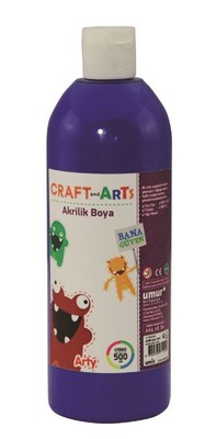 Craft And Arts Akrilik Boya 500Ml Mavi U1560-Ma 51008223
