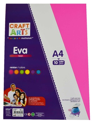Craft And Arts Eva A4 Neon 10'Lu U1140N-A4 51008165