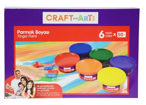 Craft And Arts Parmak Boya 6X50Ml U1567-Krs 51006395