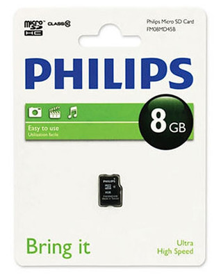 Philips FM08MD45B/97 8 Gb Class10 Micro SD Kart Bellek 13380