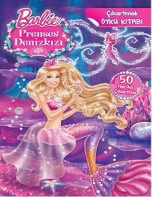 Barbie Prenses Deniz Kızı Çıkartmalı Öykü Kitabı