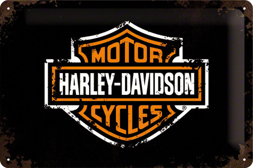 Nostalgic Art Harley Davidson Paint Logo Metal Kabartmali Duvar Panosu (20x30 cm) 22138