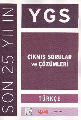 Fem Ygs Turkce Son 25 Yilin Cikmis Soru Ve Cozumleri D R Kultur Sanat Ve Eglence Dunyasi