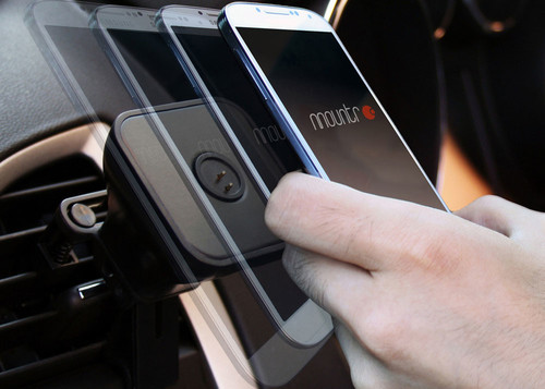 Mountr Air Set Samsung Galaxy S3 Araç İçi Tutucu Siyah - SK-AVM-S3B