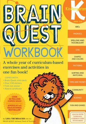 Brain Quest Kindergarten Workbook