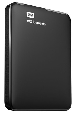 WD Elements Portable 2.5 1TB Black USB2.0USB3.0