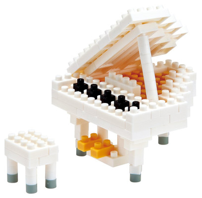 Nanoblock Grand Piano White Nbc-053