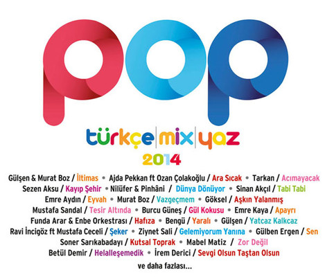 Pop Türkçe Mix Yaz 2014 4 CD BOX SET