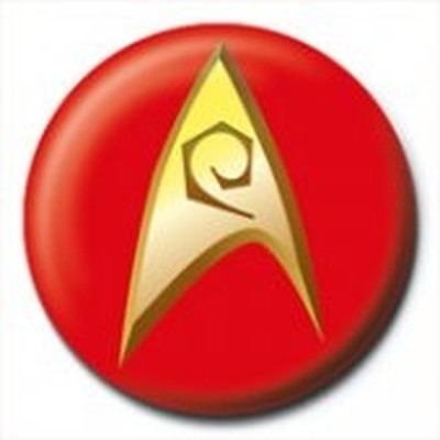 Pyramid International Rozet - Star Trek - Insignia -Red