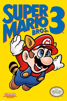 Pyramid International Maxi Poster - Super Mario Bros. 3 - Nes Cover