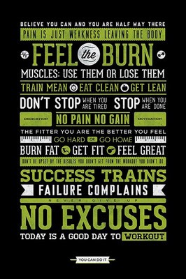 Pyramid International Maxi Poster - Gym Motivational