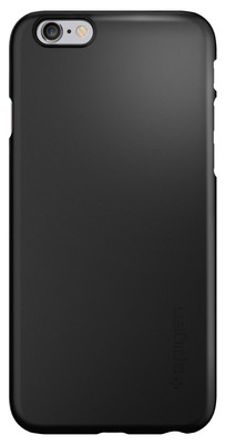 Spigen iPhone 6/6s Kılıf Spigen Thin Fit Ultra İnce - Smooth Black