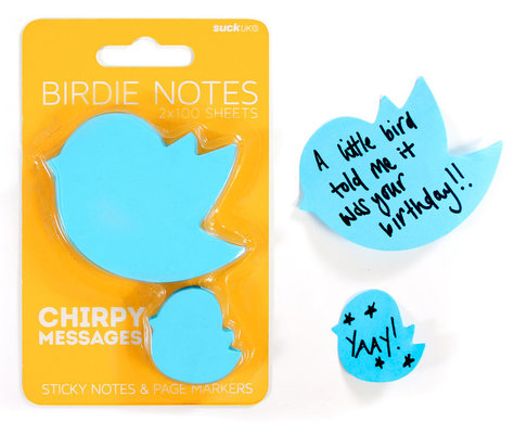 Suck Uk Bird Sticky Notes - Kuş Yapışkanlı Not Kağıdı