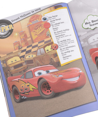 Disney Arabalar Süper Oyun ve Boyama Kitabı