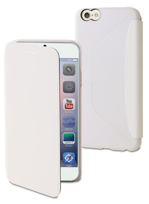 Muvit Easy Folio iPhone 6 Plus Kılıf ve Standı (Beyaz) 23186