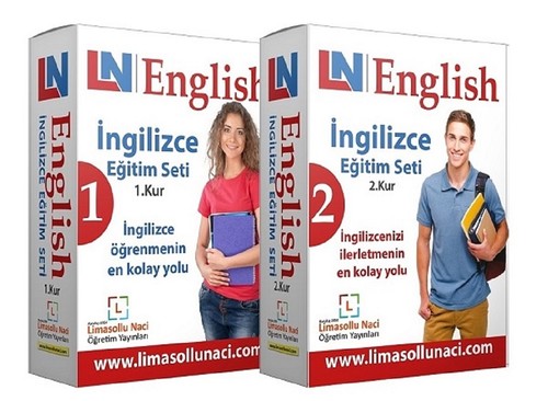 Limasollu Naci İngilizce Eğitim Setleri 2 Kur Bir Arada