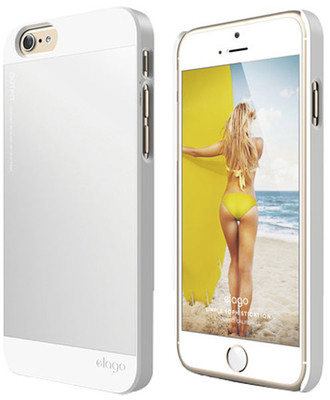 Elago - Aluminyum Alaşımlı Ultra Ince Iphone 6 Kılıf + Ekran Koruyucu - Beyaz