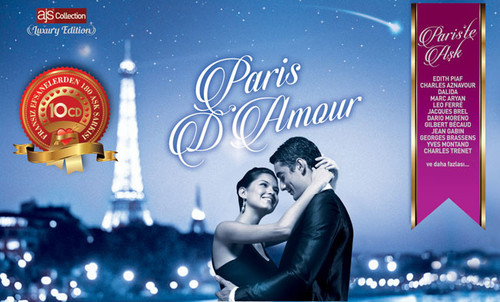 10 Cd/Set Parıs D'Amour Fransızca Aşk Şarkıları