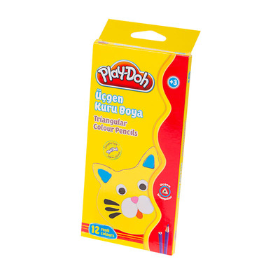 Play-Doh Kuruboya Üçgen 12 Renk Play-Ku012
