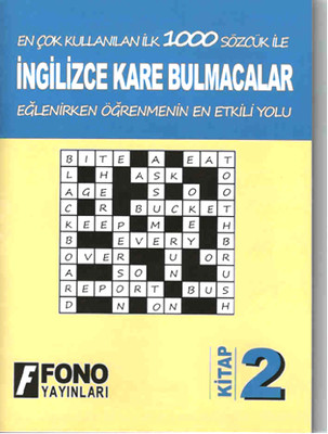 İngilizce Kare Bulmacalar - 2. Kitap