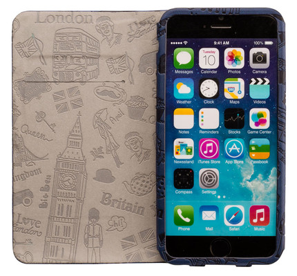 Ozaki O!coat Travel London iPhone 6 Kılıfı (Mavi)