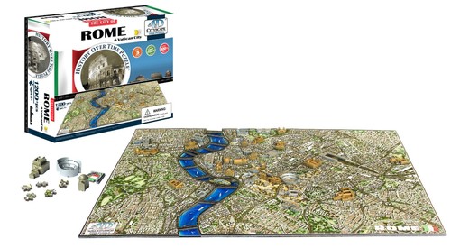 4D Cityscape Rome History Time Puzzle
