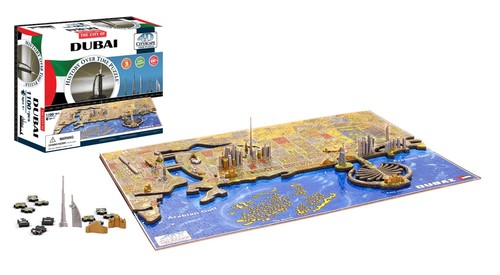 4D Cityscape Dubai History Time Puzzle