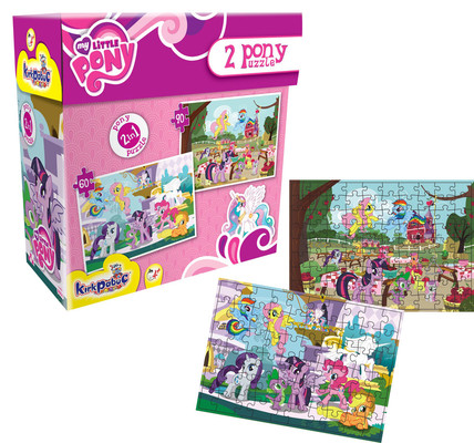 Kirkpabuç My Little Pony 2 Pony Puzzle 60-90 Parça 6806