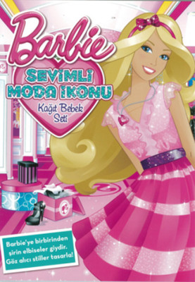 Barbie Sevimli Moda İkonu Kağıt Bebek Seti