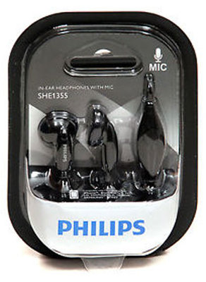 Philips SHE1355BK Kulakiçi Kulaklik