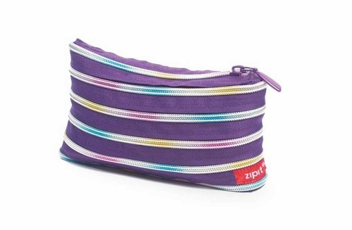 Zip-it Purple Lily & Rainbow Teeth
