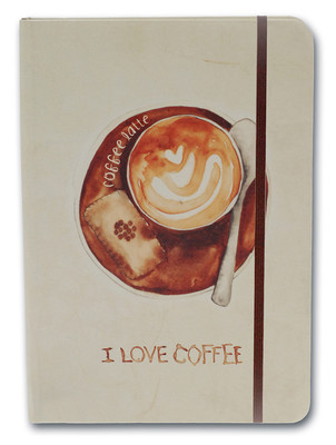 Notelook I Love Latte Coffee A7 Çizgili