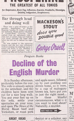 Penguin Great Ideas: Decline of the English Murder