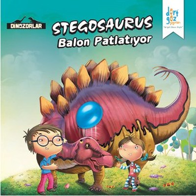 Dinozorlar - Stegosaurus Balon Patlatıyor