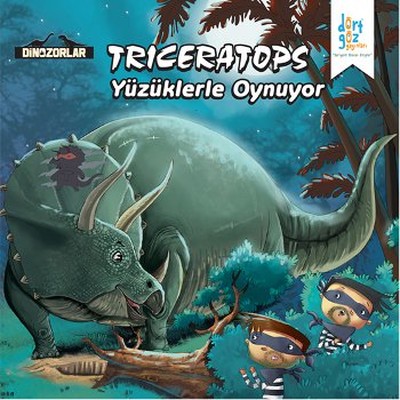 Dinozorlar - Triceratops Yüzüklerle Oynuyor