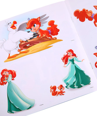 Disney Sevimli Saraylılar - Pırlanta Çıkartmalı Öykü Kitabı