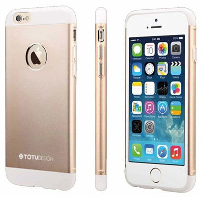  TOTU Knight Series iPhone6 PC+Aluminum case Gold/White