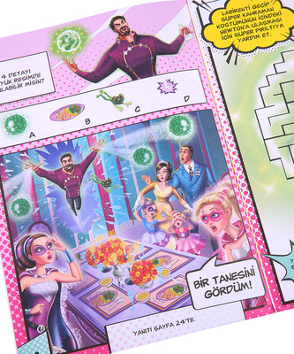 Barbie Prenses'in Süper Gücü - Çıkartmalı Faaliyet Kitabı
