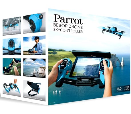 Parrot Bebop Drone Mavi & Skycontroller PF725101