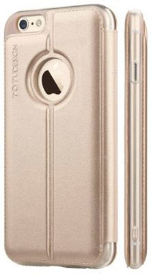 TOTU Touch Series PU case for iPhone 6 Plus Gold