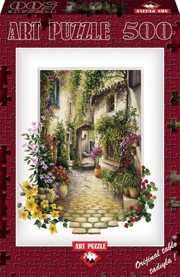 Art Puzzle 4189 Çiçekli Ara Sokak 500 Parça Puzzle