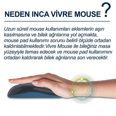 INCA  Vivre IWM-FM334TR Inca -Track 1600 Dpi Wireless  Nano Alıcılı Mouse