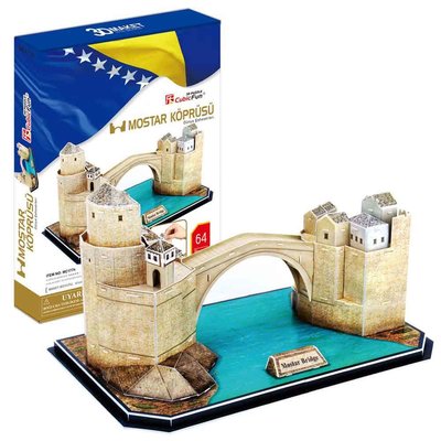 Cubic Fun Mostar Köprüsü Bosna Hersek 3D Puzzle