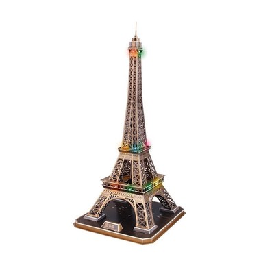 CubicFun 3D Eiffel Kulesi Fransa (LED Işıklı Seri) L091H